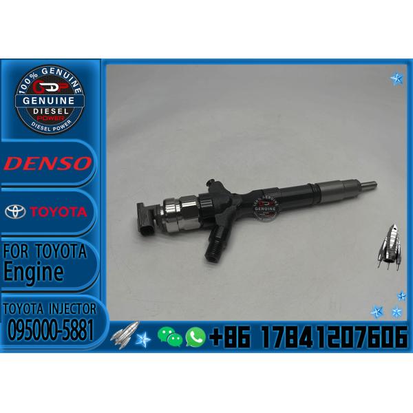 Common Rail Fuel Injector 095000-5881 Diesel Engine Fuel Injection Nozzle 23670-30050 For Toyota 2KD-FTV
