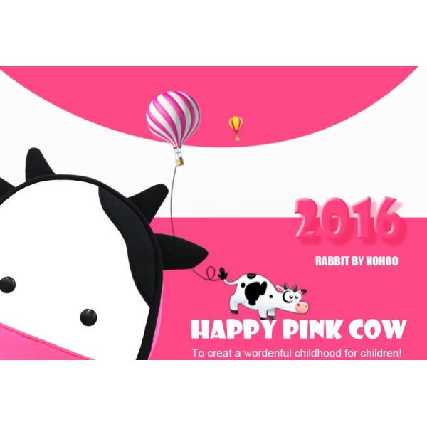 Toddler Cow Backpack Water Proof , Pink Animal Backpacks For Kids
