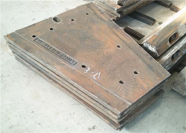 High manganese steel mining wear resistant steel parts manufacturer and supplier