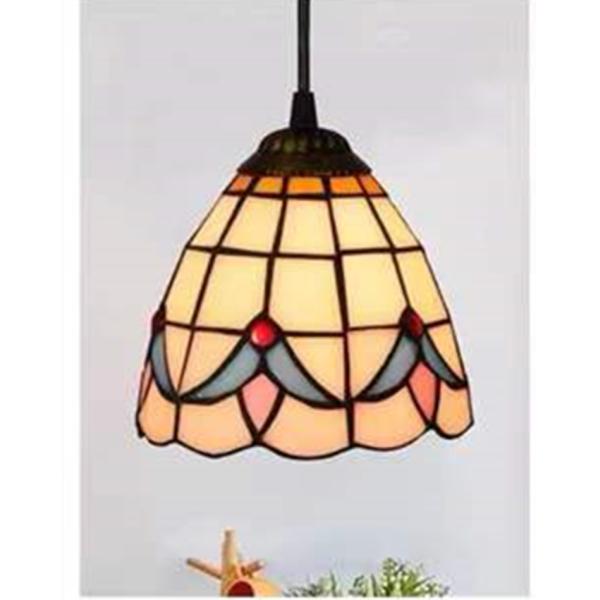 Retro Pendant Lights Stained Glass Lighting Mediterranean Hanging Lamp(WH-TF-23)