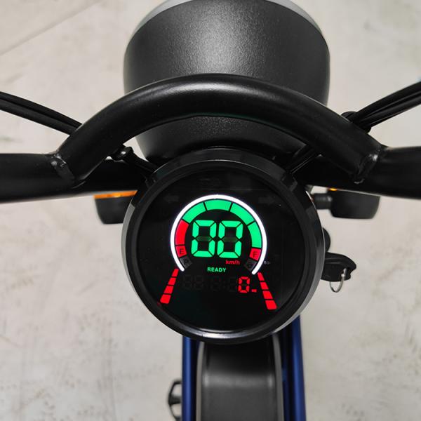 Retro E Bike GOMID 1000W Hub Motor Fat Tire Electric Bicycle with Full Suspension and High Capacity Lithium Battery