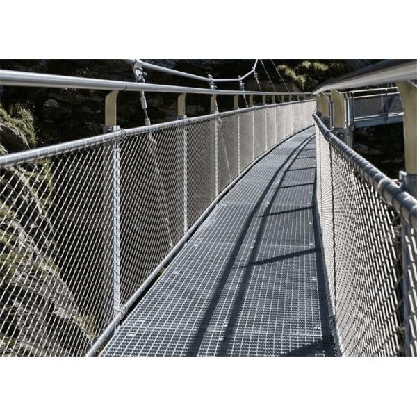 Perth 1.2mm 1.5mm Wire X Tend Cable Mesh SS Rope Mesh Railings For Balcony