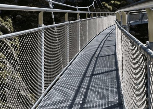 Perth 1.2mm 1.5mm Wire X Tend Cable Mesh SS Rope Mesh Railings For Balcony