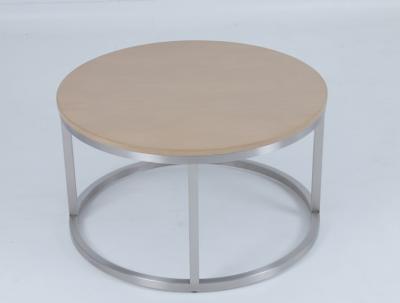 Wood No Folded Modern Round Coffee Table Lobby