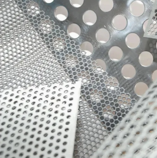 Round Hole Perforated Metal Mesh Stainless Steel Punching Mesh