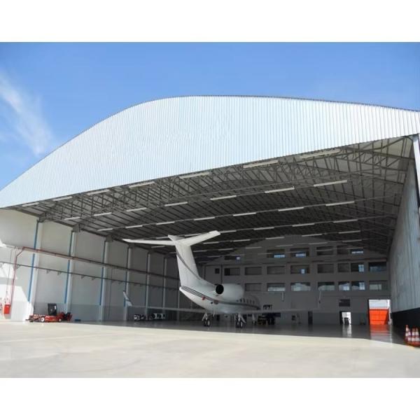 Structure en acier du gymnase Hangar d'avion Atelier entrepôt pour l'équipement du gymnase