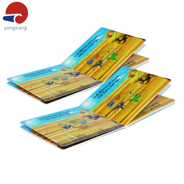 Customized Children's Board Books Round Corner / Square Corner Childrens Learning Book