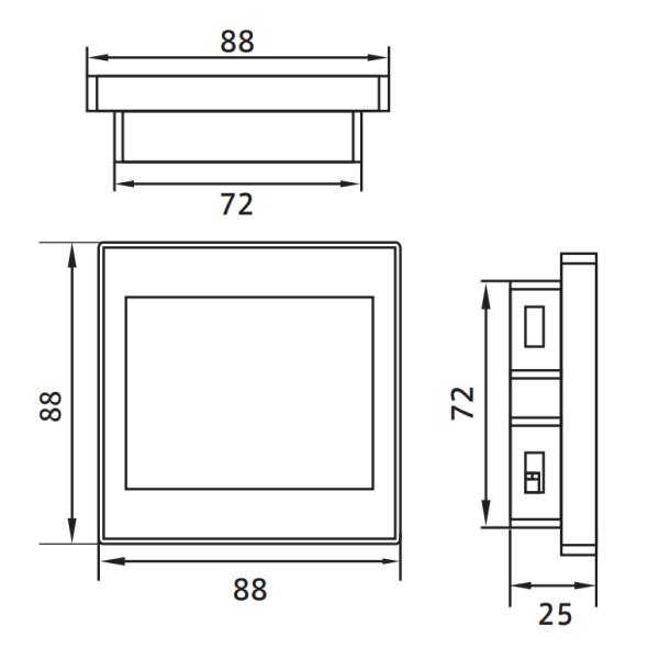 32 сдержанных пиксела панели 320*240 C.P.U. 408MHz HMI программируя сопротивляющегося
