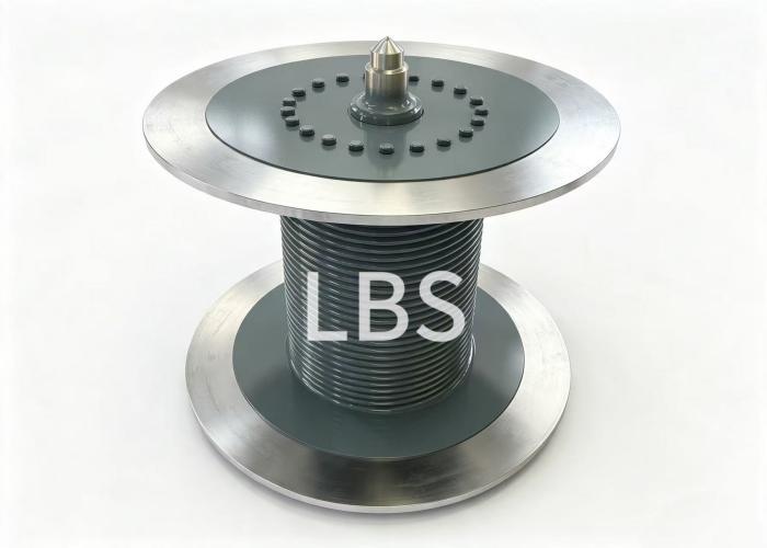 High‑Capacity 7‑Layer Spooling Lebus Double‑Fold Grooved Winch Drum With Shaft