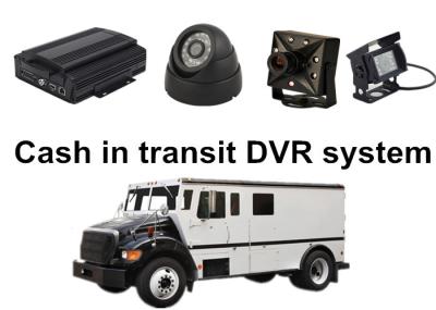 Cash in transit 4 Camera Car DVR System For Bank or Government Project