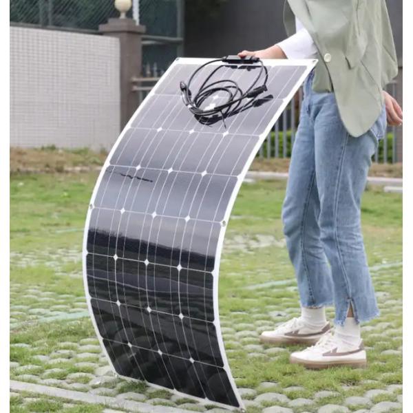 Многофункциональная фотоэлектрическая гибкая солнечная панель 12V 24V 110W для автомобиля дома лодка