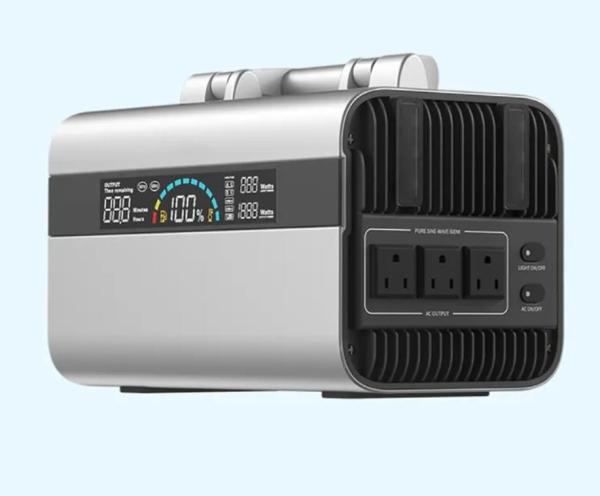 Large LCD Display Check Electricity Left Portable Camping Power Bank Rechargeable AC