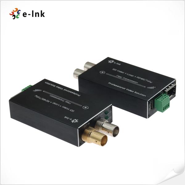 Multifunctional Mini 3G/HD-SDI Fiber Optic Converter, Supports Video, Audio and Reverse Signals