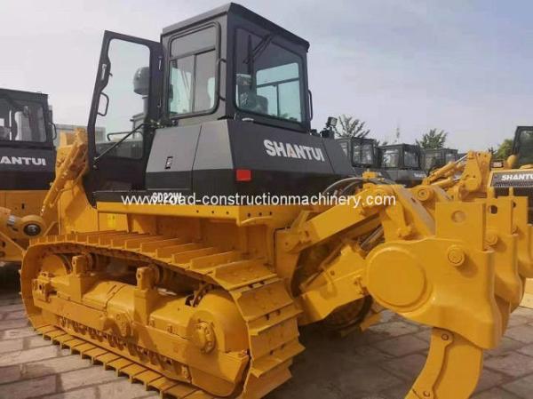 equipamento pesado de 2730Mpa 24 Ton Rock Bulldozer 7.5m3 Shantui SD22W