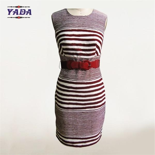 Stripe plain cotton designs office sexy woman korean fashion summer long dress western dresses names for ladies