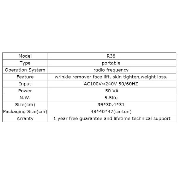 El equipo 4D de la belleza del RF del hogar - circunde la máquina de elevación facial de rv