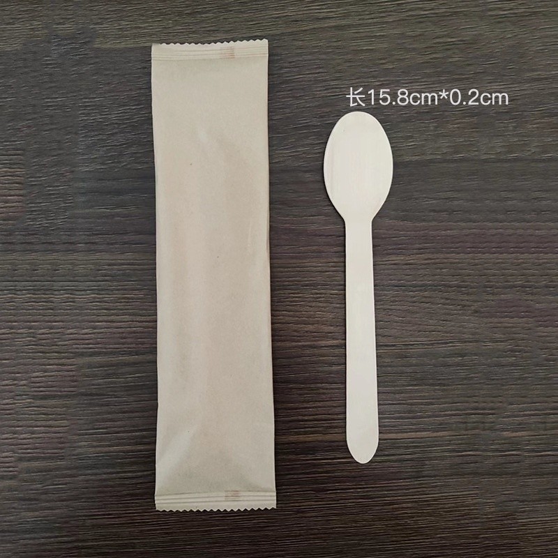 Compostable Disposable Wooden Cutlery Set Spoon for Customized Sale in Different Sizes
