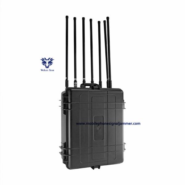 Adjustable Cell Phone Wifi Jammer , 3G 4G Wifi Signal Blocker Device Remote Control