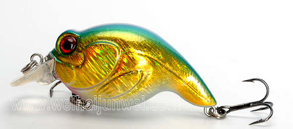 New design best sale 50mm 10.5g artificial hard crank plastic fishing lure