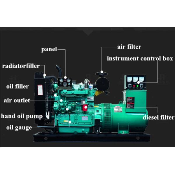3 phase Wind Cooling 1000kw Brushless Diesel Generator