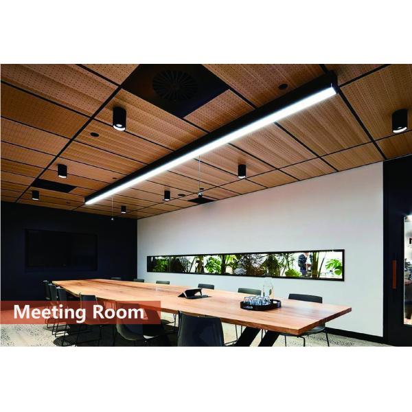 Круглое отверстие структура акустические перфорированные деревянные панели 2400 мм 0,9NRC CE FSC