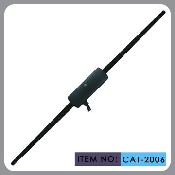 DC12v Plastic Am Fm Car Windscreen Antenna Black Mast 2050mm Cable Length