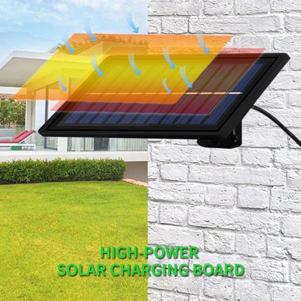 Big Solar Panel Indoor Remote Control Solar Power Ceiling Light for Modern Homes