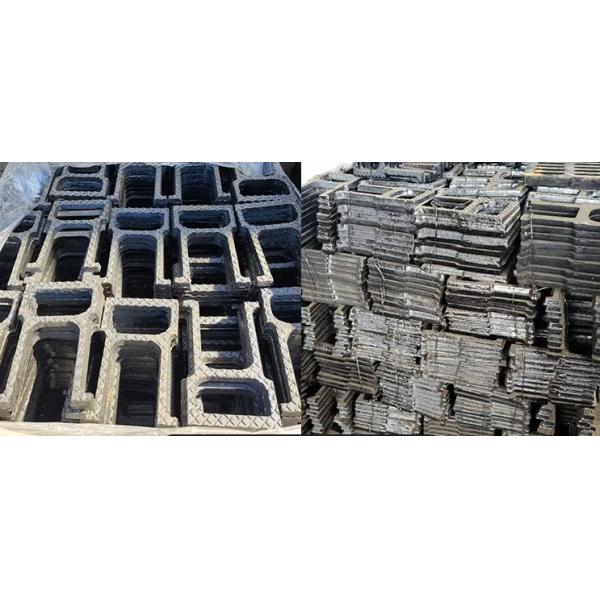 Paso de escalera de alcantarillado de hierro fundido con rosca rígida para una mayor estabilidad