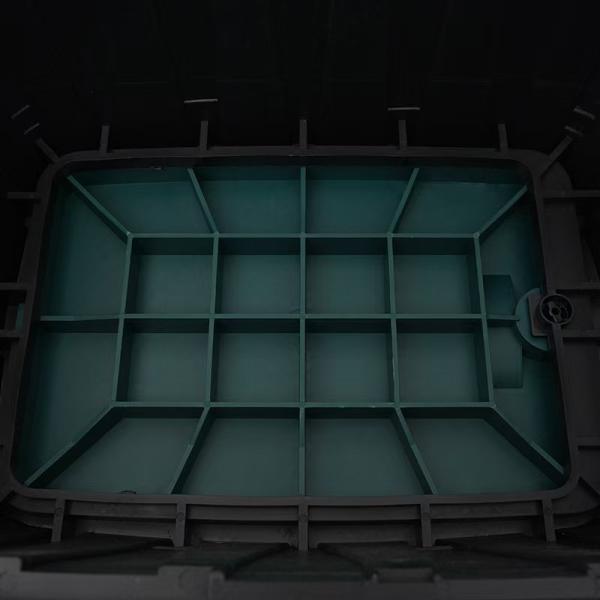 Underground Square Irrigation Meter Box , BMC FRP Outdoor Water Valve Box