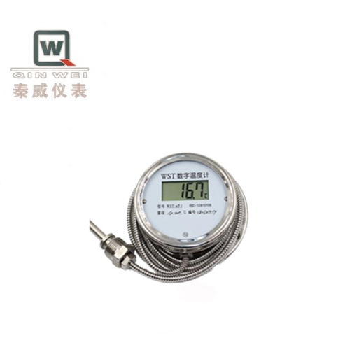 Digital Direct Reading Pressure Thermometer Flexible Installation