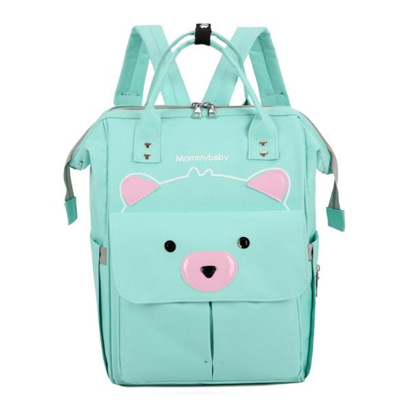 Anti-Theft Large Diaper Bag with Convertible Design and Solid Pattern Type