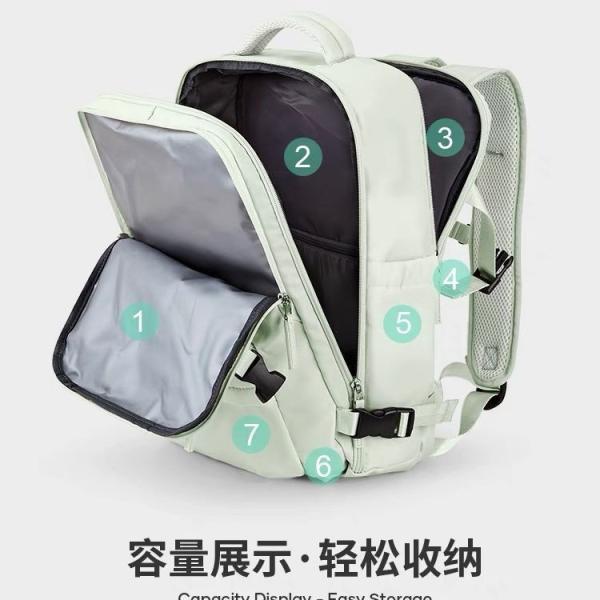 SIMPLE TRAVEL BACKPACK WOMEN'S LARGE CAPACITY LARGE LIGHTWEIGHT MULTI-FUNCTIONAL LUGGAGE BACKPACK SHORT TRIP POOR TRAVEL