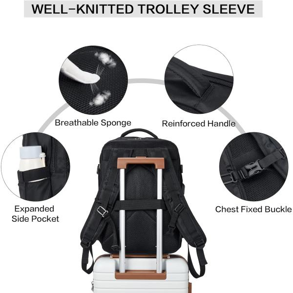 Lightweight Weekender Overnight Bag Flight Approved Duffel Travel Bag 15.6