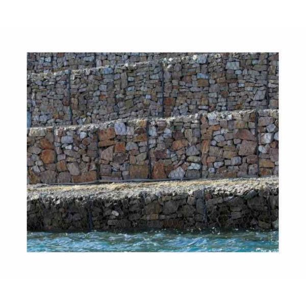 Hot Dip Galvanized Gabion Basket with Hexagonal Weaving Mesh for River Bank Protection