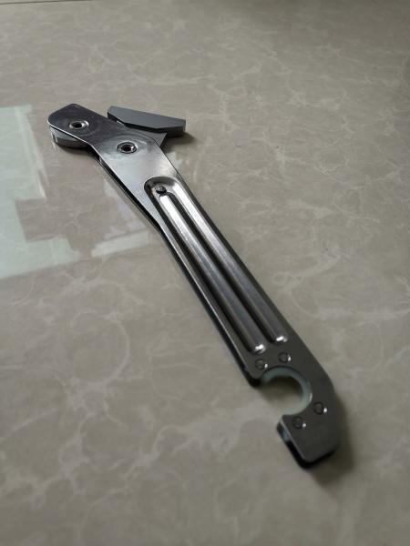 Metal Shedding Lever 04 For Hook And Loop Webbing Machines