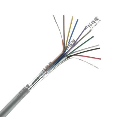 Cabos precisos 10x0.22mm2 TCCA LSF Capa de isolamento CPR Eca Alarme