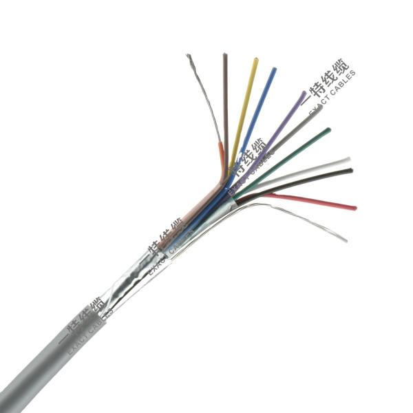 Cabos precisos 10x0.22mm2 TCCA LSF Capa de isolamento CPR Eca Alarme