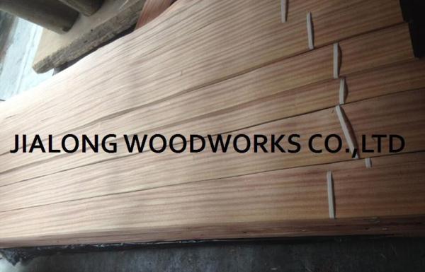 Sapele Wood Quarter Cut Veneer Sheet Natural Pink For Plywood