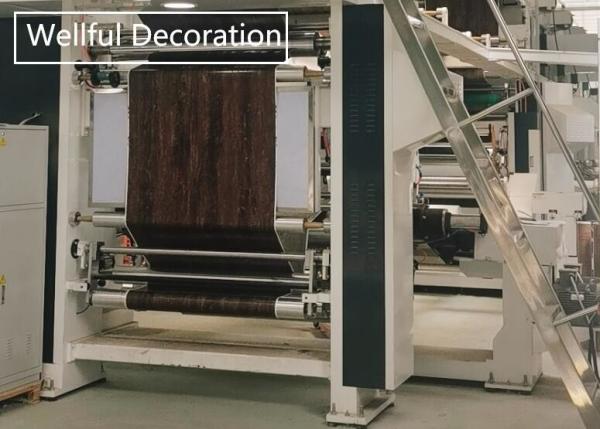 Gravure Printing Wood Grain PVC Film 1000mm 0.07mm