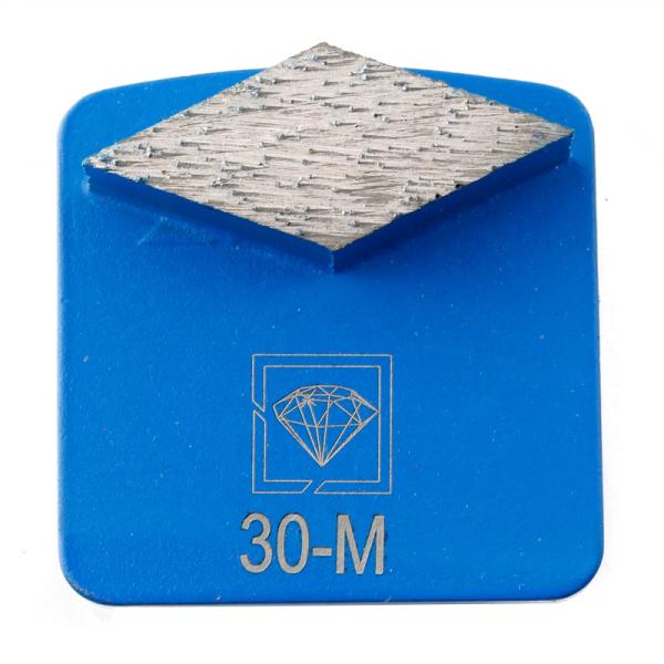 Single Rhombus Segments  Redi Lock Diamond Grinding Shoes for Husqvarna