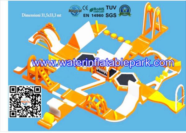 Commercial  Water Park With Slides , Theme Park Water Rides