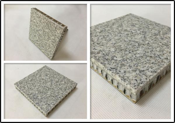 Basalt Stone Aluminum Honeycomb Panel With Edge Open For Indoor Decoration