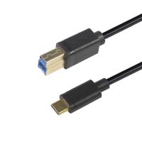 USB2.0タイプC 男性からUSBB男性データケーブル プリンターとスキャナー