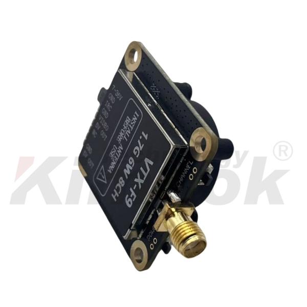 Transmisión FPV 1.7 GHz 6W Enlace de video FPV VTX 8CH Compatible con IRC Tramp 25mW 800mW 6000mW Potencia Ajustable