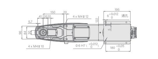 ARP6 Series ARP3-502S Industrial Robot With Arm Length 500MM