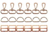 Le remplacement D Ring Purse Hardware Swivel Snap accroche le fermoir rotatif de griffe de homard d'agrafe de porte de poussée