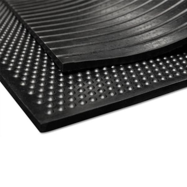 Traction Surface Horse Stable Mats Grooved Bottom Rubber Trailer Mats