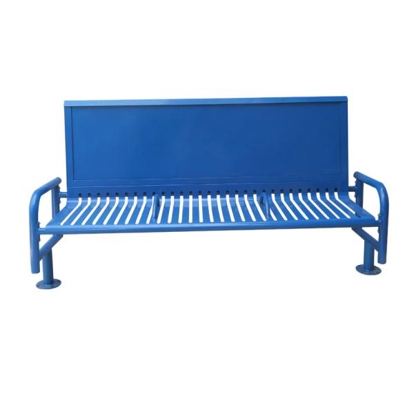 Municipal Street L207cm W65cm Steel Garden Benches
