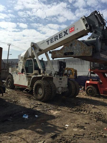 USA Made Terex TCF 45 Used Reachstacker 45000 Kg Lifting Capacity