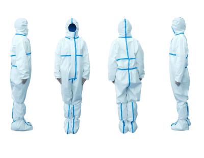 Type III Disposable Ppe Coveralls Jumpsuit For Personal Protection